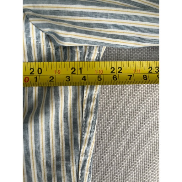 J Crew Slim Untucked Shirt Blue Stripe - Picture 4 of 7